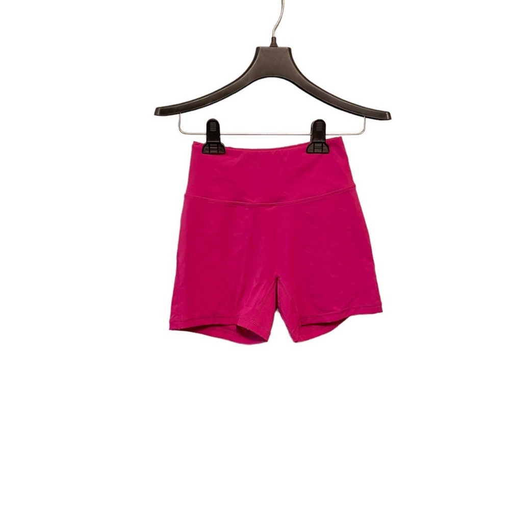 Alphalete Arcade Pink Pulse Surge Shorts - Picture 6 of 6